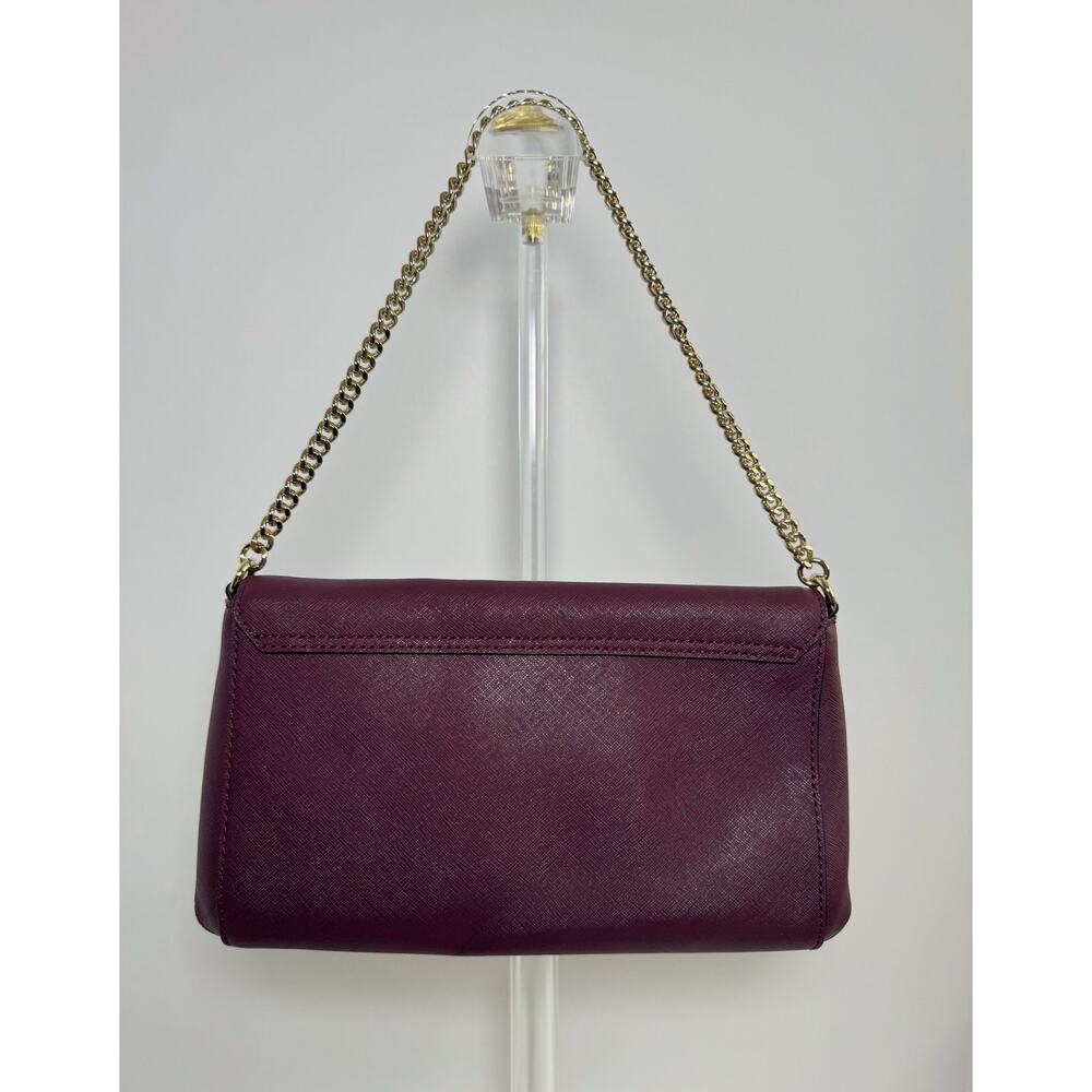 Kate Spade Laurel Way Greer Crossbody Bag in Deep Plum Saffiano - Picture 5 of 13